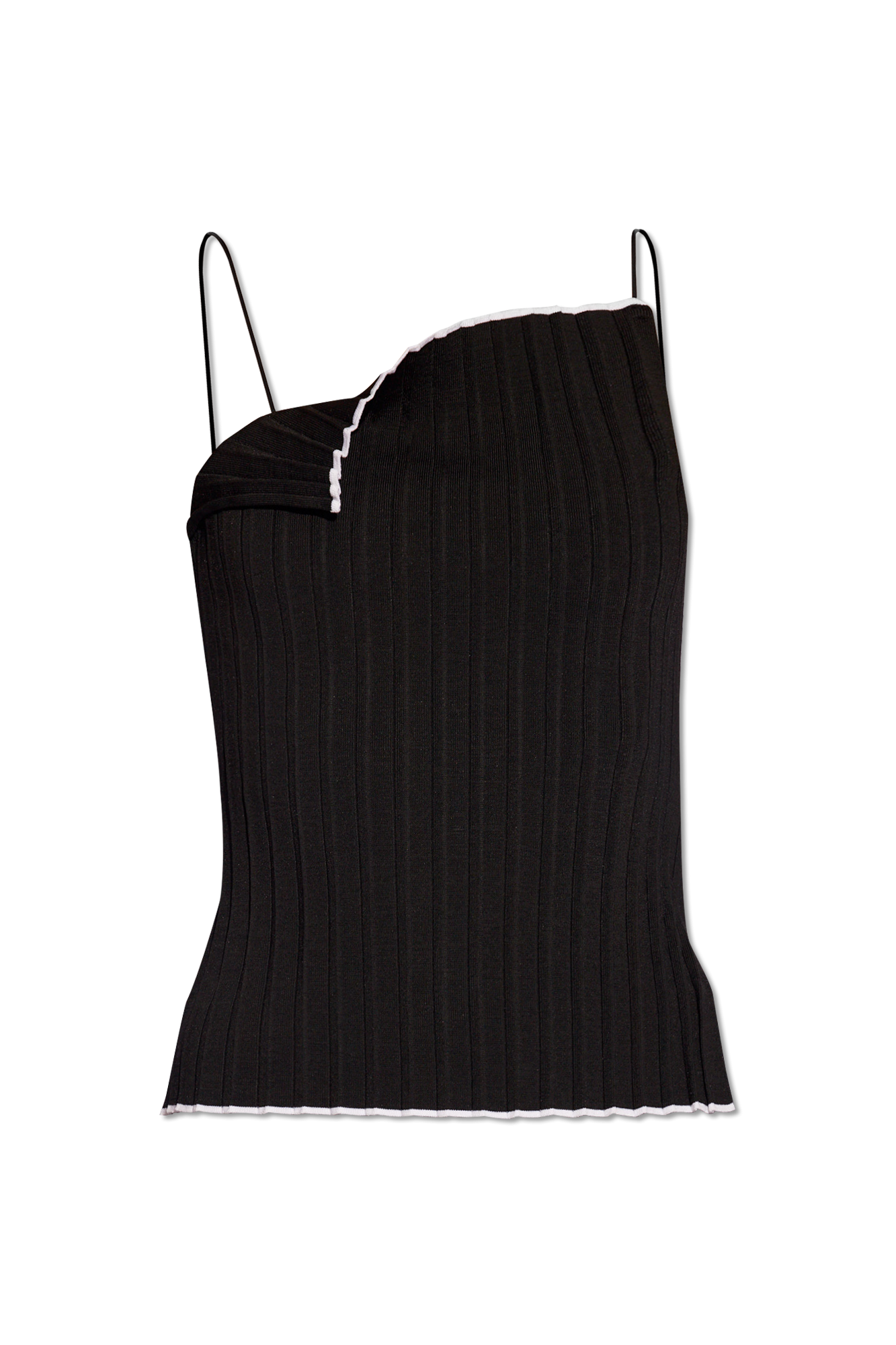 Black 'Plisse' pleated slip top Jacquemus - Vitkac Canada